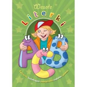 Okładka książki Wesołe literki.Ćwiczenia kszt. um. czyt. i pisania