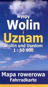 Okładka książki Wyspy Wolin i Uznam 1:50 000
