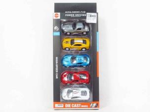 Opakowanie Zestaw 5 aut metalowych