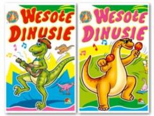 Okładka książki (074) Wesołe Dinusie MIX
