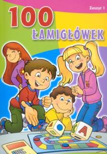 Okładka książki 100 łamigłówek. Zeszyt 1