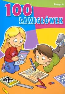 Okładka książki 100 łamigłówek. Zeszyt 4