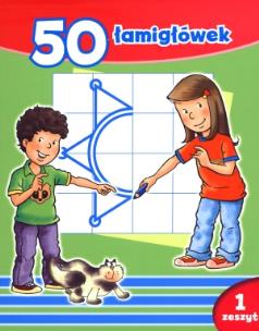 Okładka książki 50 łamigłówek. Zeszyt 1