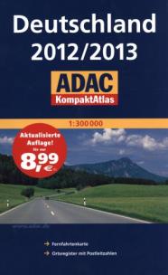 Okładka książki ADAC KompaktAtlas Deutschland 2012/2013 1:300 000