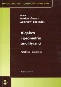 Okładka książki Algebra i geometria analityczna