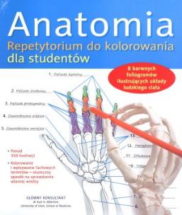 Okładka książki Anatomia. Repetytorium do kolorowania...