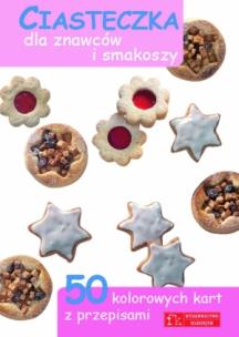 Okładka książki Ciasteczka dla znawców i smakoszy. 50 kolorowych kart z przepisami