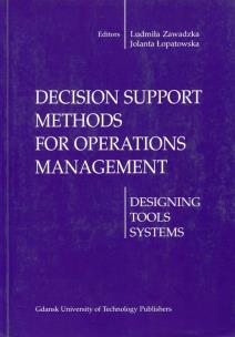 Okładka książki Decision support methods for operations management