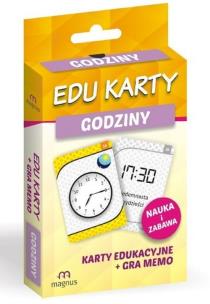 Okładka książki Edu karty. Godziny MAGNUS