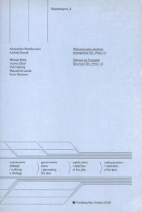 Okładka książki Ekspektatywa 3 Warszawa jako struktura emergentna