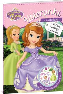 Okładka książki Jej Wysokość Zosia. Ubieranki z naklejkami.