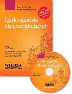 Język angielski dla początkujących+CD MP3. Autor: Dobrzycka Irena, Kopczyński Bronisław. Multiszop.pl Okładka książki Język angielski dla początkujących+CD MP3