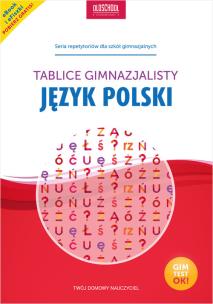 Okładka książki Język polski Tablice gimnazjalisty