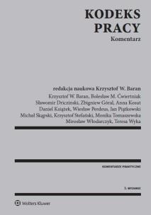Okładka książki Kodeks pracy Komentarz