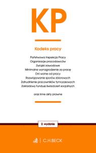 Okładka książki Kodeks pracy oraz ustawy towarzyszące