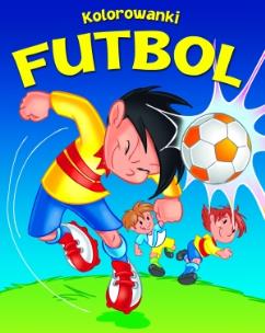 Okładka książki Kolorowanki Futbol. Zeszyt granatowy