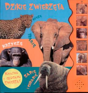 Okładka książki Książeczka dźwiękowa - Dzikie zwierzęta