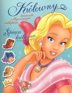 Okładka książki Książeczki z błyszczącymi naklejkami - Śpiąca król