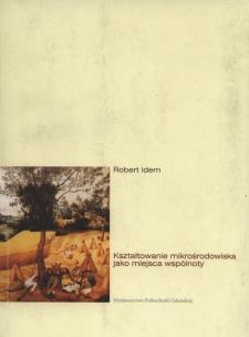 Okładka książki Kształtowanie mikrośrodowiska jako miejsca wspólnoty