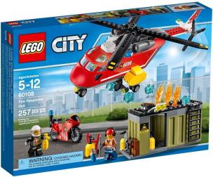 Okładka książki Lego City Helikopter strażacki