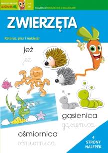 Okładka książki Marchewkowe zadania 3-6 lat. Zwierzęta