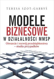 Okładka książki Modele biznesowe w działalności MMSP