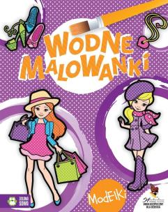 Okładka książki Modelki Wodne malowanki