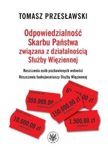 Okładka książki Odpowiedzialność Skarbu Państwa związana z działalnością Służby Więziennej