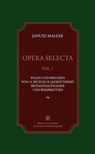 Okładka książki Opera selecta Tom 1