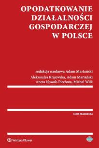Okładka książki Opodatkowanie działalności gospodarczej w Polsce