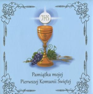 Okładka książki Pamiątka mojej Pierwszej Komunii Świętej