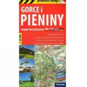 Okładka książki Plastic map Gorce i Pieniny 1:50 000
