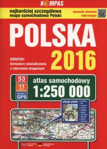 Okładka książki Polska atlas samochodowy 1:250 000 - Polska