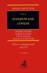 Okładka książki Postępowanie cywilne t.2c z płytą CD