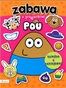 Okładka książki POU. Zabawa z przyjaciółmi. Książka z naklejkami