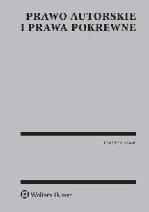 Okładka książki Prawo autorskie i prawa pokrewne