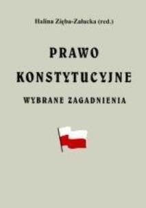 Okładka książki Prawo konstytucyjne. Wybrane zagadnienia