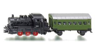 Opakowanie Siku seria 16 parowóz z wagonem pasażerskim