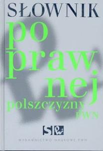 Opakowanie Słownik poprawnej polszczy.PWN + płyta CD-ROM