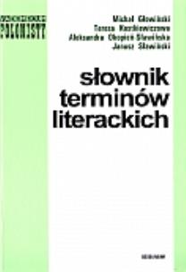 Okładka książki Słownik terminów literackich