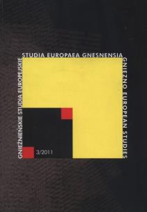 Opakowanie Studia Europaea Gnesnensia 3/2011
