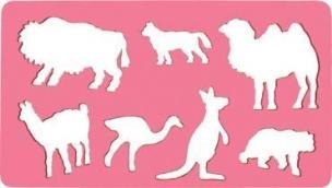 Opakowanie Szablon zwierząt Wielbłąd