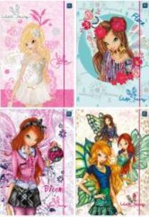 Opakowanie Teczka z gumką A4 Lux UV Winx (10szt)