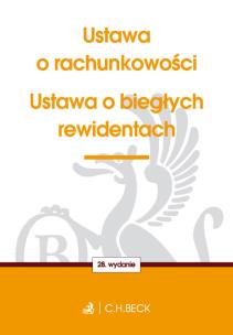 Okładka książki Ustawa o rachunkowości Ustawa o biegłych rewidentach