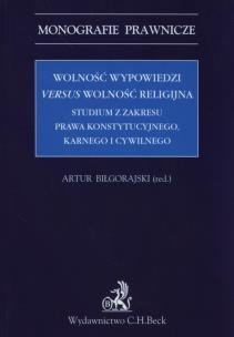 Okładka książki Wolność wypowiedzi versus wolność religijna