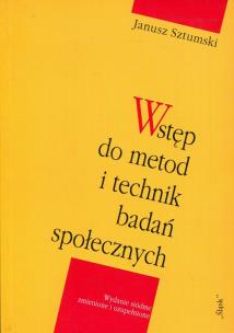 Okładka książki Wstęp do metod i technik badań społecznych