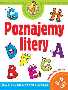 Okładka książki Zabawy z kangurkiem. Poznajemy litery