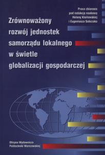 Opakowanie Zrównoważony rozwój jednostek samorządu lokalnego w świetle globalizacji gospodarczej