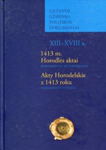 Opakowanie Akty Horodelskie z 1413 roku
