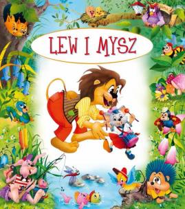 Okładka książki Bajki bajeczki Mysz i lew